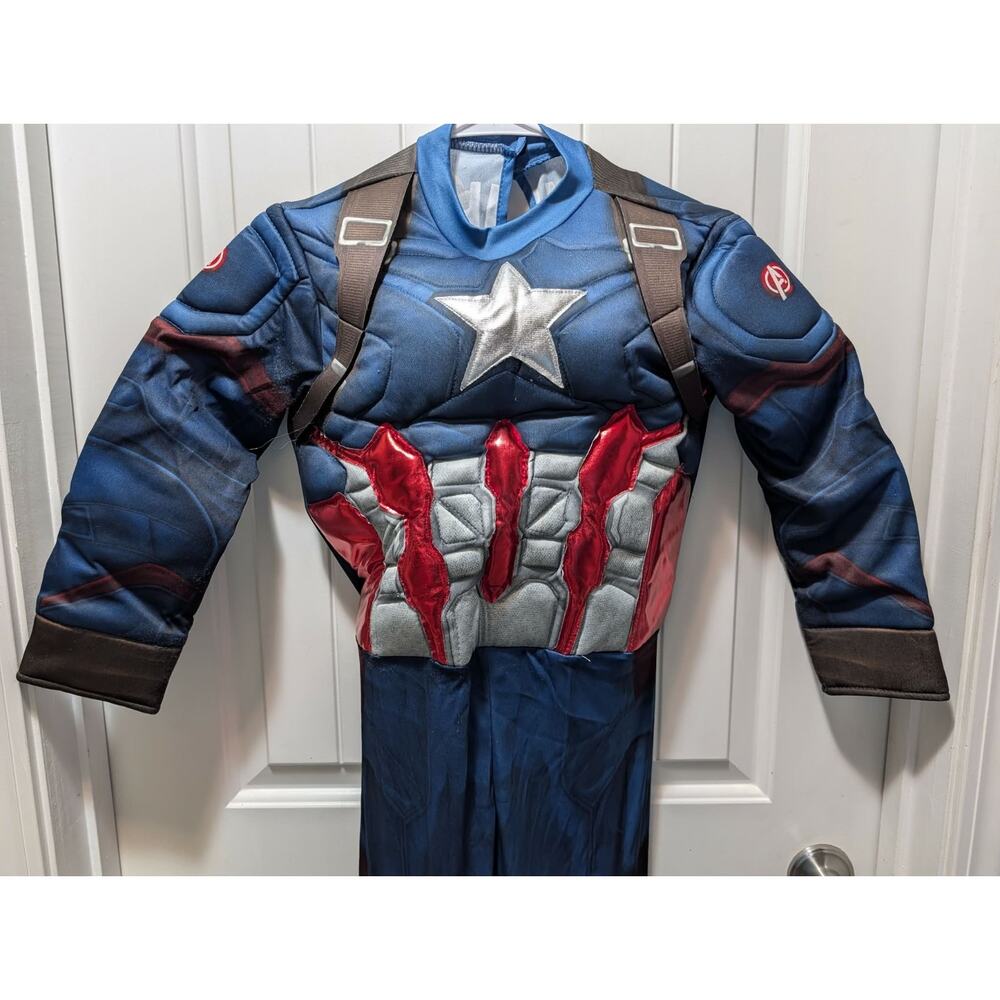 Rubie's Marvel Captain America Halloween Costume Cosplay Boys M (8-10) - Picture 5 of 8